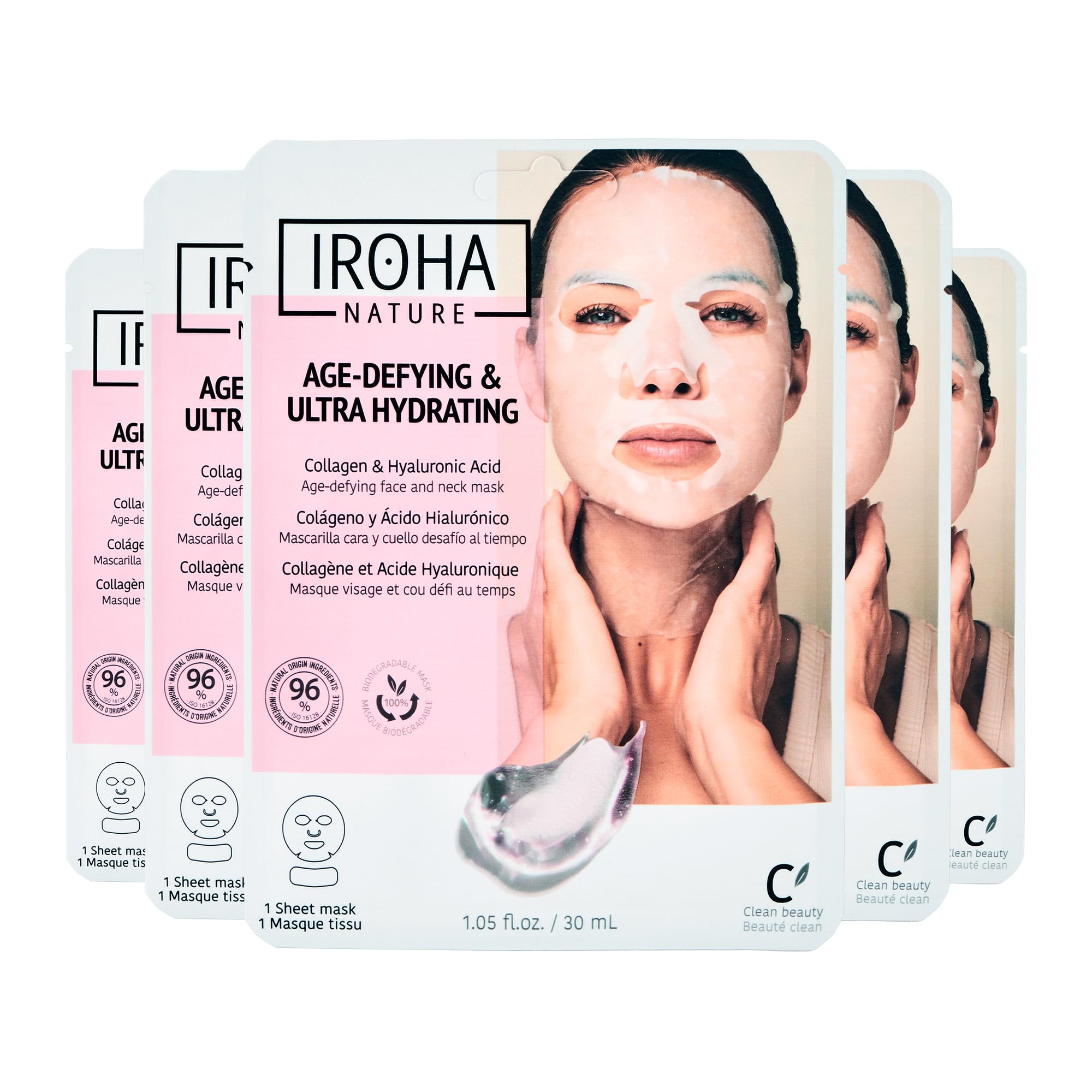Amazon.com : IROHA NATURE Face Masks - Packs for Better Skin